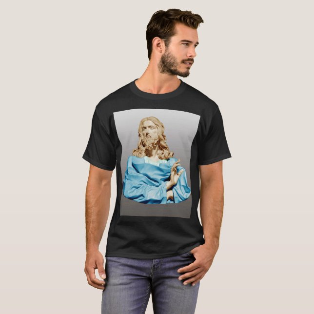 Gian Lorenzo Bernini busto de Cristo camiseta 1679 (Anverso completo)