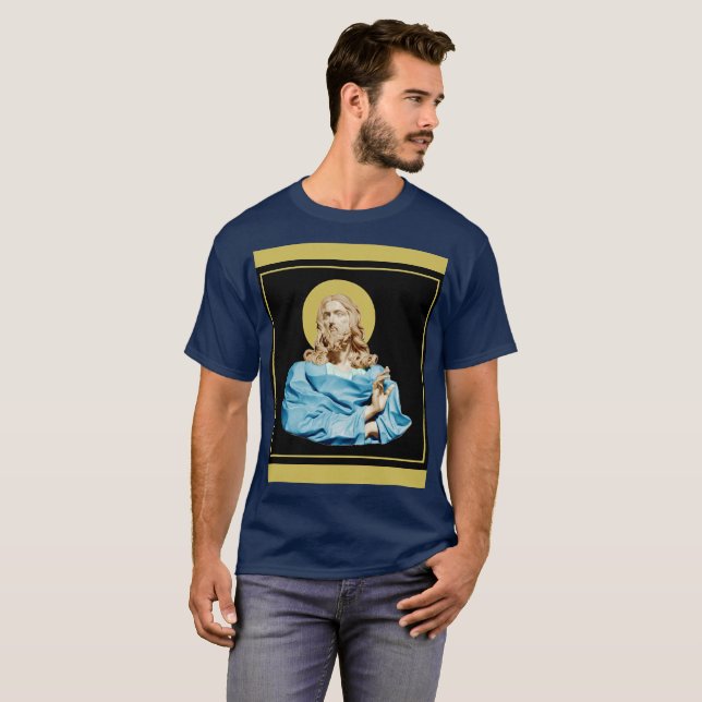 Gian Lorenzo Bernini busto de Cristo camiseta 1679 (Anverso completo)