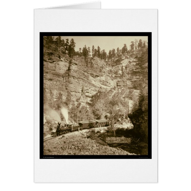 Giant Bluff Train Black Hills SD 1890 (Frente)