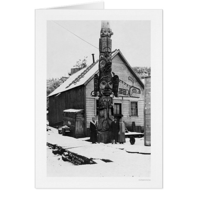Giant Totem Ketchikan 1913 (Frente)