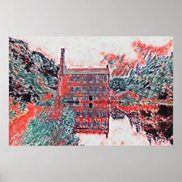 Gibson Mill, Hardcastle Crags Arte Impresionista
