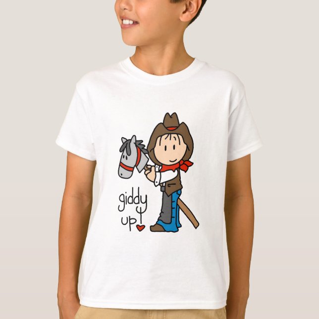 Giddy Up Cowboy T camisetas y regalos (Anverso)