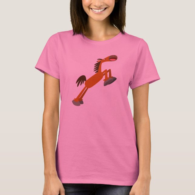 ¡Giddyup, Horsey! Camiseta de mujeres de caballos  (Anverso)