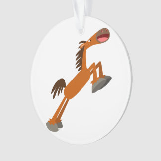 ¡Giddyup, Horsey! Ornamento acrílico de caballo pe