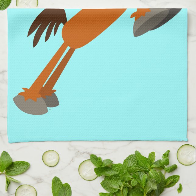 ¡Giddyup, Horsey! Toalla de cocina de personalizad (Doblado)