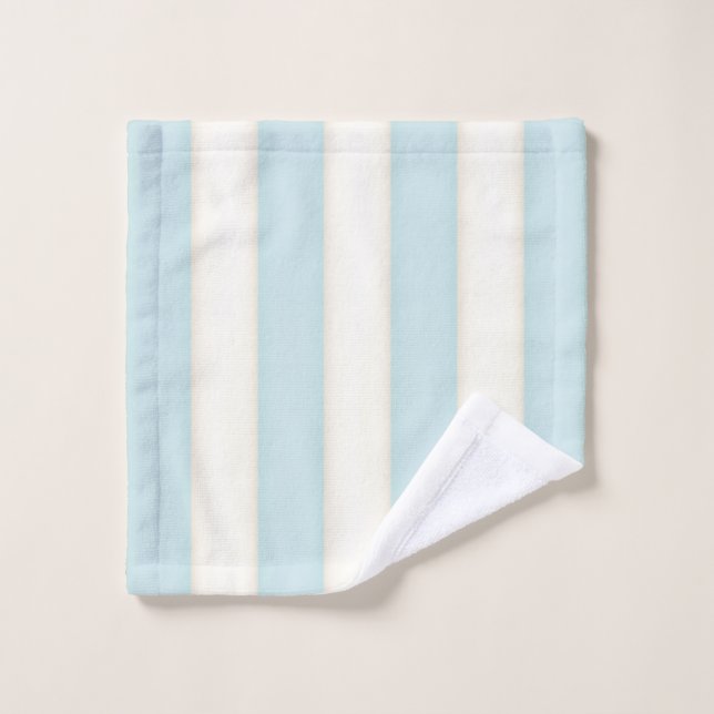 Gif Estilo de cabaña de franjas victorianas azules (Toallita)