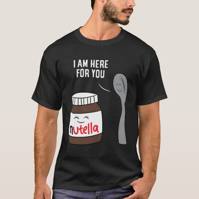 Gif Pareja De Camisetas De Valentine Nutella (Anverso)