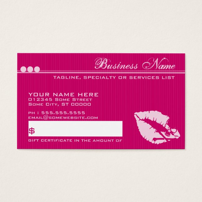 gifcard de labios venenosos (Frente)