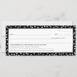 GIFT CERTIFICATES glam confetti puntos de plata ne
