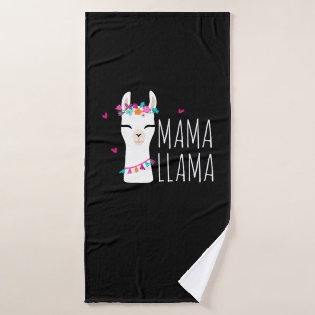 Gift de Llama | Mama Llama (Toalla de baño)