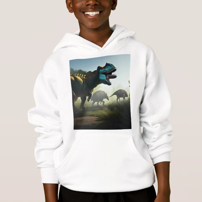 Giganotosaurus Dinosaurios Prowling, Kids Hoodie (Anverso)