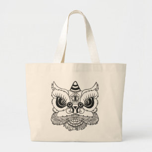 Gigante Bolso de tela 舞 de danza del león 獅