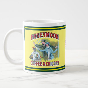 Gigante Café de luna de miel y taza de achicoria