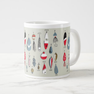 Gigante café Pescado-modelado de la taza
