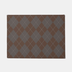 Gigante de alfombra gris marrón argilo doormat