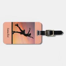 Gigante de etiqueta de la bolsa de patinaje sobre 