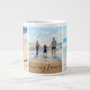 Gigante Diseña tu propia taza de café con collage de fotos