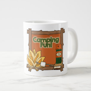 Gigante Diversión de camping sin fallos - taza de café ext