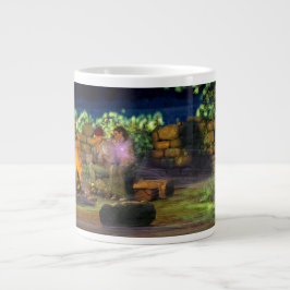 Gigante "Ella sentía conectada." Taza de café