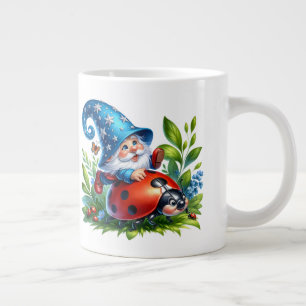 Gigante Gnome - taza de café extra grande