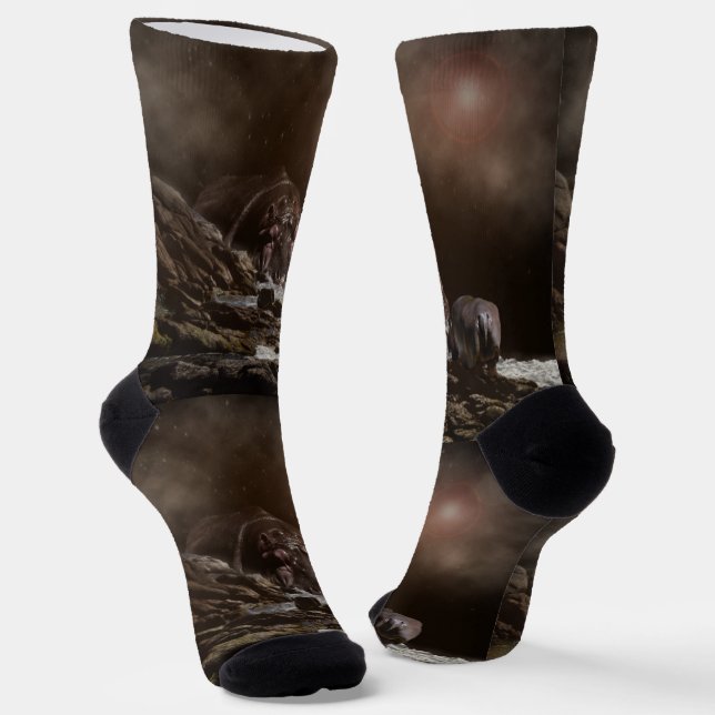 Gigante Hippo Encuentra Amor, Calcetines De Tripul (Angular)