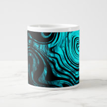 Irradiando las ondas Guay - taza de café