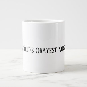 Gigante La Enfermera Más o Menos Divertida Taza de Café de
