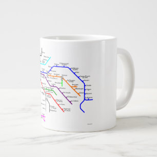 Gigante La taza de café del sistema del río Loira
