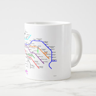 Gigante La taza de café del sistema del río Loira