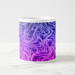 Gigante Linear2 púrpura deformada - taza de café