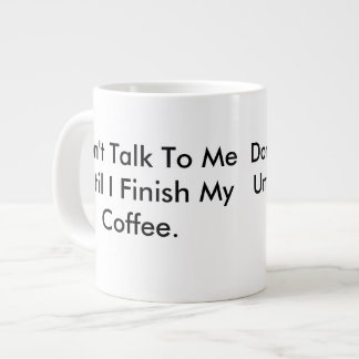 Gigante No hable conmigo hasta que acabe mi taza de café