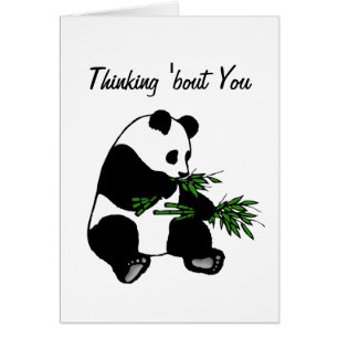 Gigante Panda pensando en ti en el interior
