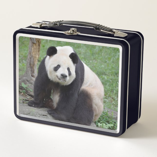 Gigante Panda Tian Tian Metalizado Lunchbox (Anverso)