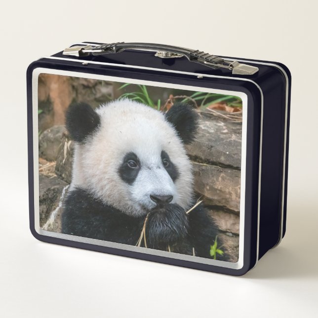 Gigante Pandas Mei Xiang y Xiao Qi Ji Lunch Box (Reverso)