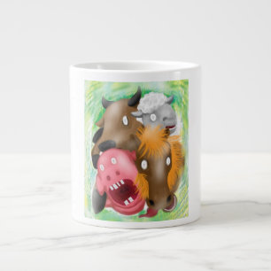 Gigante Secuestrado por Dios Taza de café divertida y loca