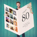 Gigante tarjeta de foto floral Rubor Pink 80th Bir<br><div class="desc">¡Regrese a un tiempo de elegancia y encanto para la perfecta celebración de cumpleaños número 80! Nuestro diseño de tarjetas de cumpleaños Vintage Floral de Zazzle marca la escena, lo que lo convierte en la adición ideal a la diversión de su fiesta, o un magnífico regalo único para su ser...</div>