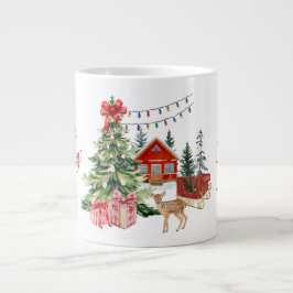 Gigante Taza acogedora de Navidad – Café festivo de vacaci