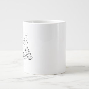 Gigante Taza de Bulldog Francés Adorable, Café Personaliza