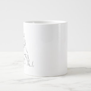 Gigante Taza de Bulldog Francés - Taza de Café Mamá Perro