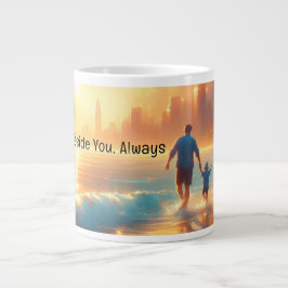 Gigante Taza de café Beside You Always Sentimental Keepsak