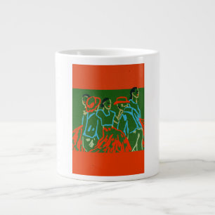 Gigante Taza de café con logotipo de muestra homme &famme 