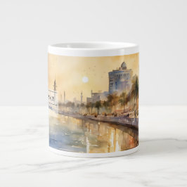 Gigante Taza de café Corniche de Yeda fascinante