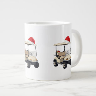 Gigante Taza de café de golf de Navidad