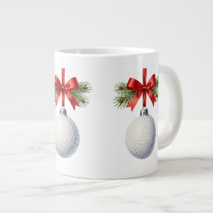 Gigante Taza de café de golf de Navidad