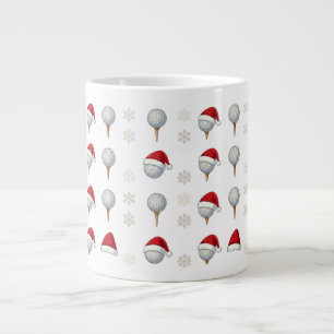 Gigante Taza de café de golf de Navidad
