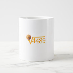 Gigante Taza de café de la raíz cuadrada de 4489