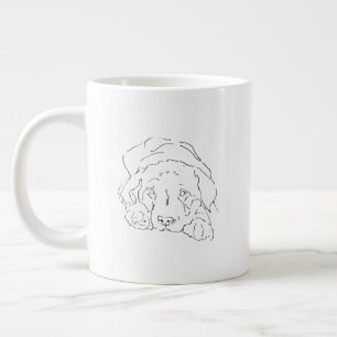 Gigante Taza de café de Labrador Retriever lindo, Mamá per