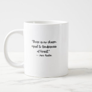 Gigante Taza de café de literatura clásica de Jane Austen