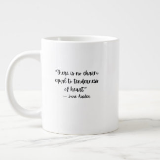 Gigante Taza de café de literatura clásica de Jane Austen