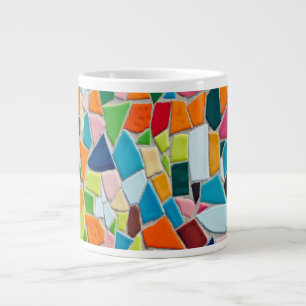 Gigante taza de café de mosaico